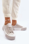 Trampki Damskie Na Grubej Podeszwie Lee Cooper LCW-24-31-2178 Szare