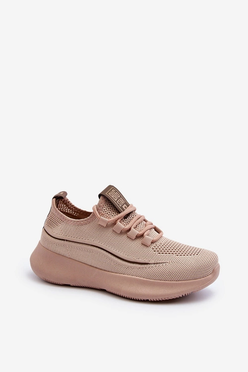 Damskie Buty Sportowe Big Star NN274664 Nude