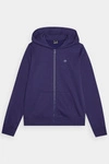 Bluza Damska Dresowa Z Kapturem Rozpinana Bawełniana 4F Granatowa 4FWMM00TSWSF1467-31S
