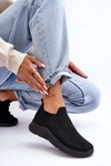 Damskie Wsuwane Buty Sportowe Czarne Claris