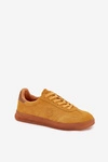 Zamszowe Sneakersy Damskie Big Star RR274846 HI-POLY SYSTEM Żółte