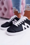 Sportowe Damskie Buty Czarne Sheia