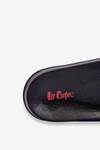 Męskie Lekkie Klapki Lee Cooper LCW-23-42-1730 Czarno-Czerwone