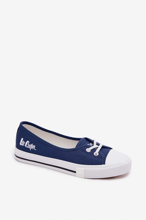 Tenisówki Trampki Damskie Lee Cooper LCW-26-31-4355 Granatowe
