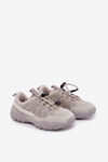 Sneakersy Dziecięce Ze Ściągaczem Jasnobeżowe Nanelita
