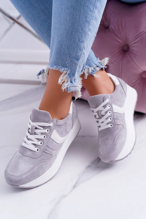 Sportowe Damskie Szare Buty SportFreak