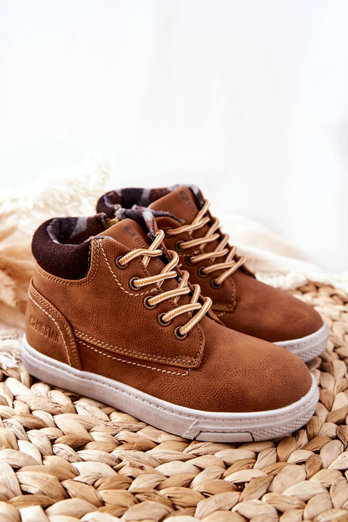 Dziecięce Ocieplane Sportowe Buty Big Star BB374131BS Camel