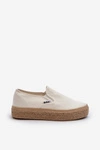 Damskie Trampki Slip-On Z Plecionką Lee Cooper LCW-24-44-2430