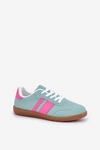 Niskie Sneakersy Damskie Z Eko Skóry Miętowe Nonalorin