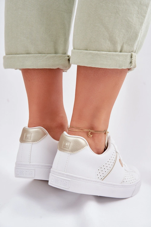 Sneakersy Damskie Ażurowe Big Star TT274291 Białe