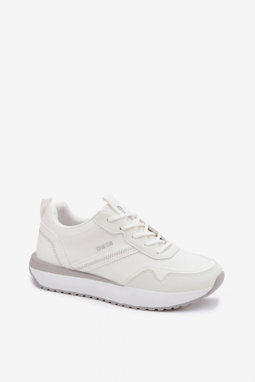 Sneakersy Damskie Na Platformie Big Star TT274279 Białe