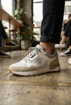 Sneakersy Męskie Na Platformie Big Star TT174032 Biało-Niebieskie