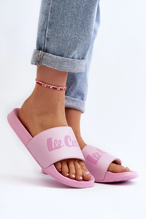 Damskie Klasyczne Klapki Lee Cooper LCW-24-42-2488L Różowe