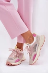 Zamszowe Buty Sportowe Sneakersy Damskie Vinceza 66725 Multikolor