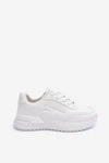 Damskie Klasyczne Buty Sportowe Big Star MM274224 Białe