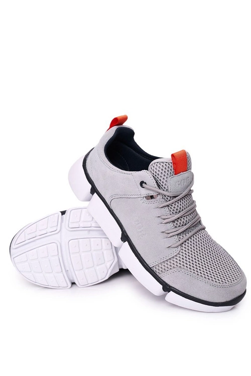 Męskie Sportowe Buty Sneakersy GOE HH1N4028 Szare