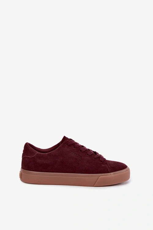 Sneakersy Damskie Big Star UU274242 Bordowe