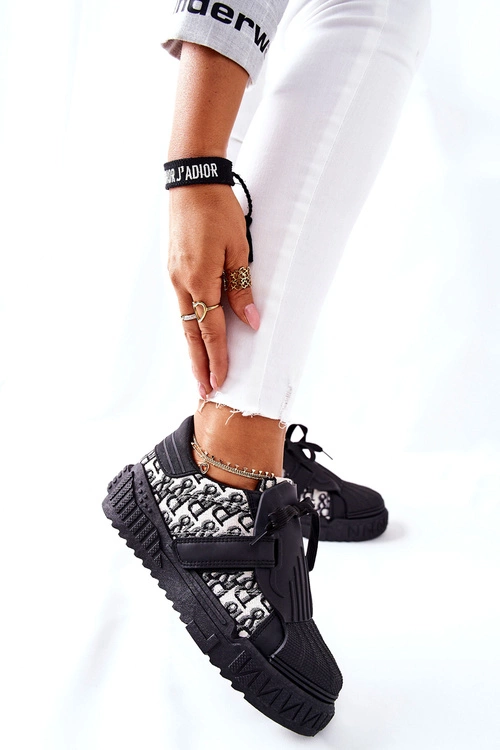 Damskie Sportowe Buty Sneakersy Czarne Dreams