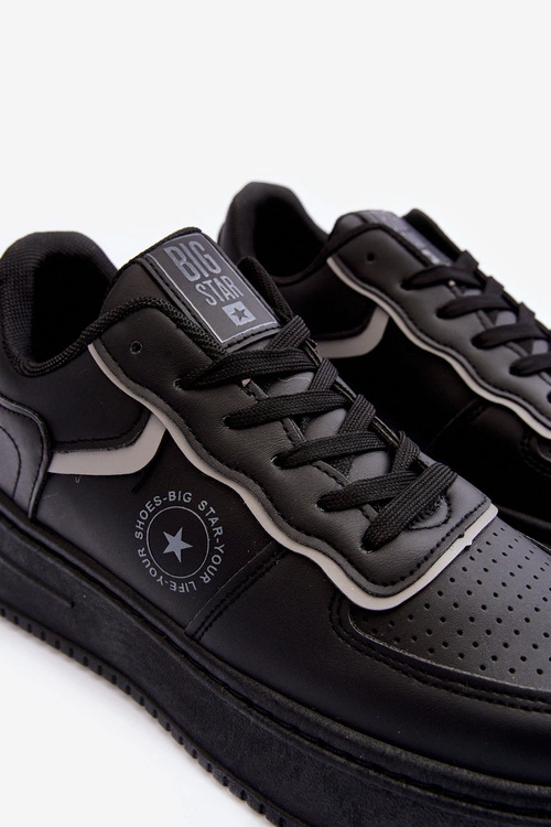 Damskie Buty Sportowe Sneakersy Big Star MM274232 Czarne