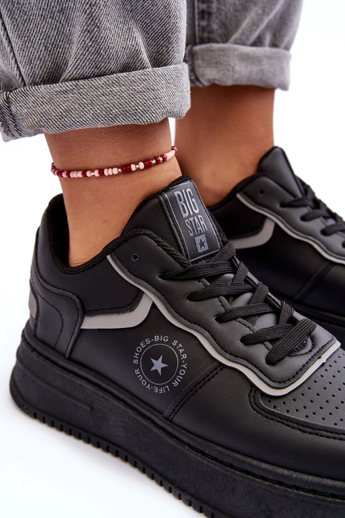 Damskie Buty Sportowe Sneakersy Big Star MM274232 Czarne