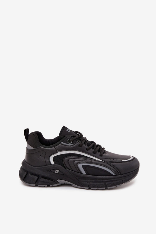 Buty Sportowe Sneakersy Męskie Big Star SS174285 Czarne