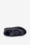 Skórzane Sneakersy Męskie Big Star OO174297 Hi-Poly System Czarne 