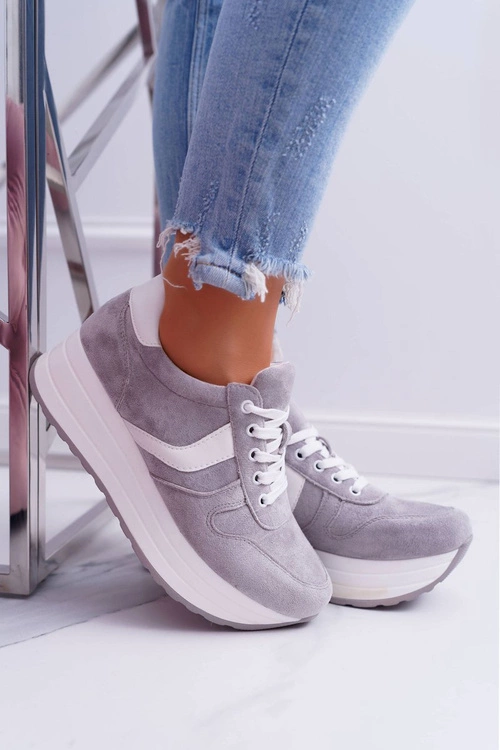 Sportowe Damskie Szare Buty SportFreak