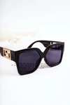 Damskie Modne Okulary Przeciwsłoneczne V120045 Czarne