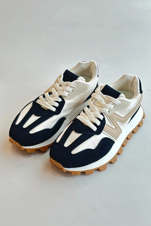 Sneakersy Buty Sportowe Damskie Czarne Kalelia