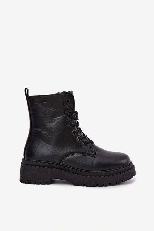 Botki Typu Workery Damskie Big Star UU274816 Czarne