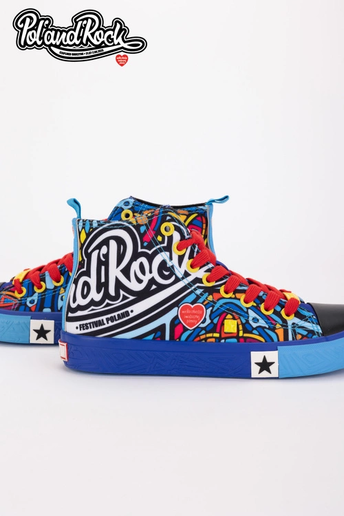 Trampki Pol'and'Rock Festival X Big Star SS174500 Niebieskie