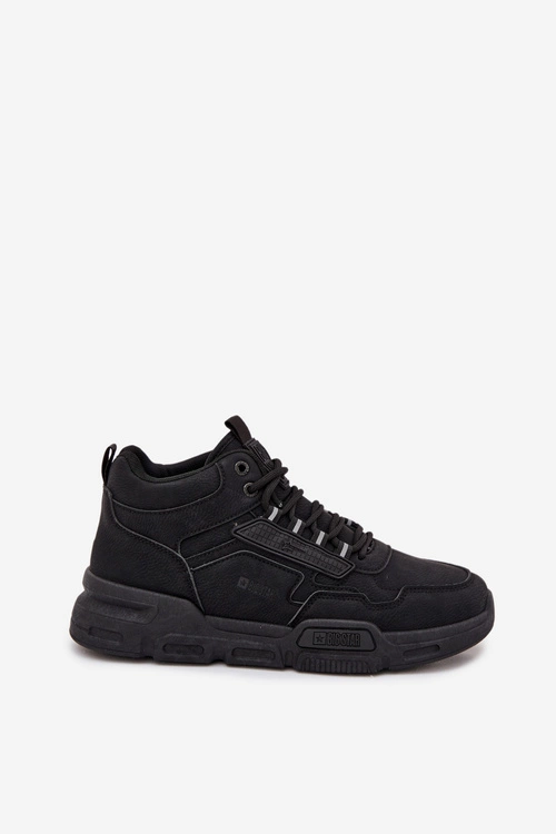 Sneakersy Męskie Big Star SS174282 HI-POLY SYSTEM Czarne