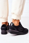 Damskie Sportowe Buty Sneakersy Czarne Under Control
