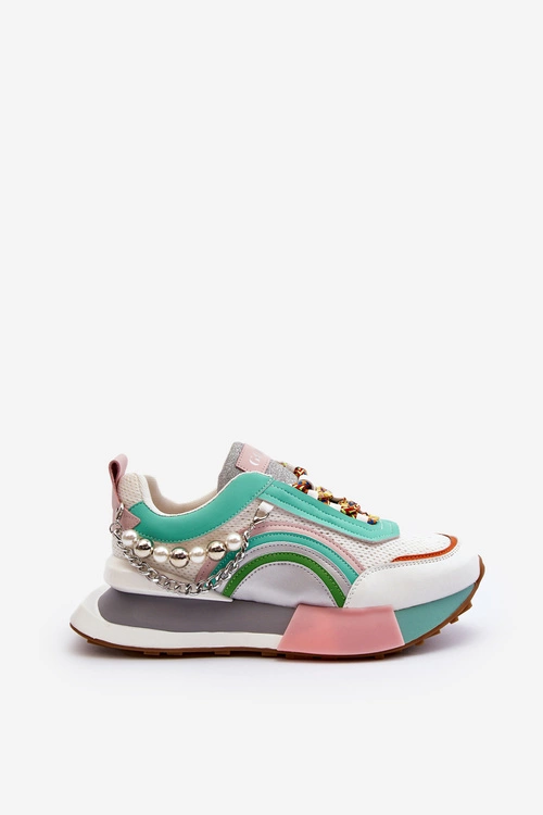 Sneakersy Damskie Z Ozdobą GOE NN2N4048 Multikolor
