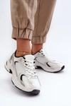 Damskie Buty Sportowe Sneakersy Biało-Czarne Leranea