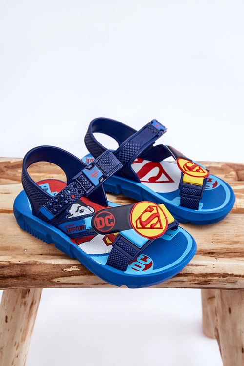 Dziecięce Sandałki Superman Grendene Kids JJ385050 Niebieskie