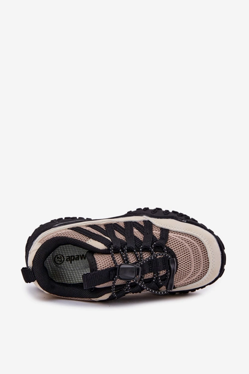Sneakersy Dziecięce Ze Ściągaczem Beżowe Nanelita