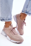 Damskie Wsuwane Buty Sportowe Memory Foam System Big Star LL274A141 Nude