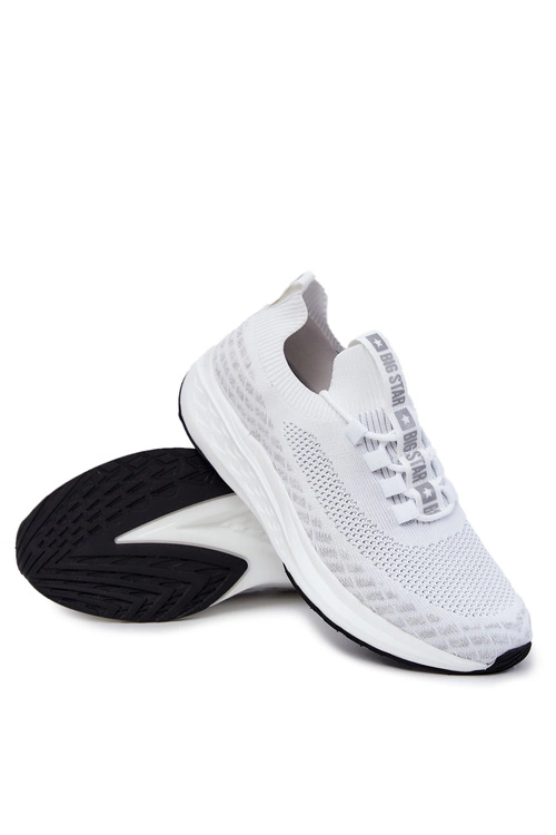 Męskie Sportowe Buty Big Star JJ174166 Białe