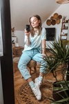 Damskie Skórzane Tenisówki Logowana Podeszwa Big Star GG274194 Białe
