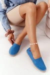 Espadryle Na Plecionej Podeszwie Big Star DD274A152 Niebieskie
