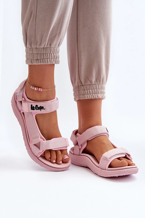 Damskie Sandały Lee Cooper LCW-24-34-2613 Różowe