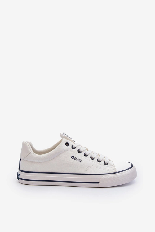 Męskie Niskie Trampki Big Star NN174004 Białe
