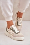 Buty Sportowe Damskie Na Platformie Panterka Zielone Lorori