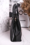 Elegancka Czarna Torebka MONNARI BAG4590-020 Print Zwierzęcy 