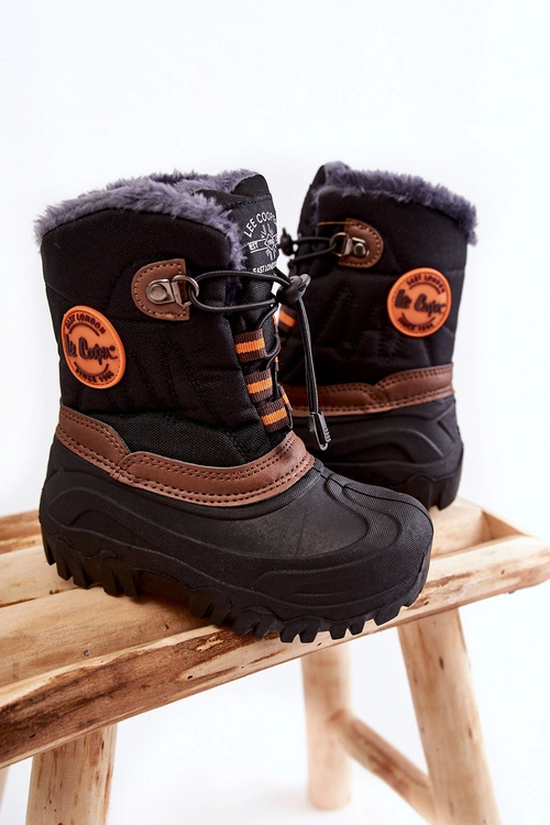 Dziecięce Ocieplane Śniegowce Lee Cooper LCJ-21-44-0524 Czarne