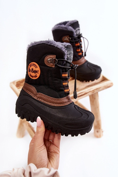 Dziecięce Ocieplane Śniegowce Lee Cooper LCJ-21-44-0524 Czarne