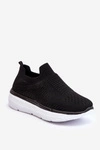 Damskie Wsuwane Buty Sportowe Czarne Ferive