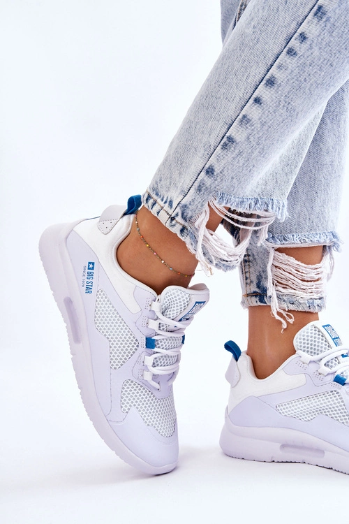 Damskie Buty Sportowe Sneakersy Big Star LL274373 Białe