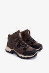 Buty Trekkingowe Męskie Big Star UU174183 HI-Poly System Ciemnobrązowe